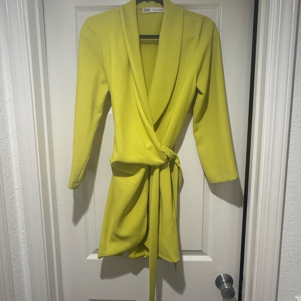 Zara Vibrant Yellow Dress
